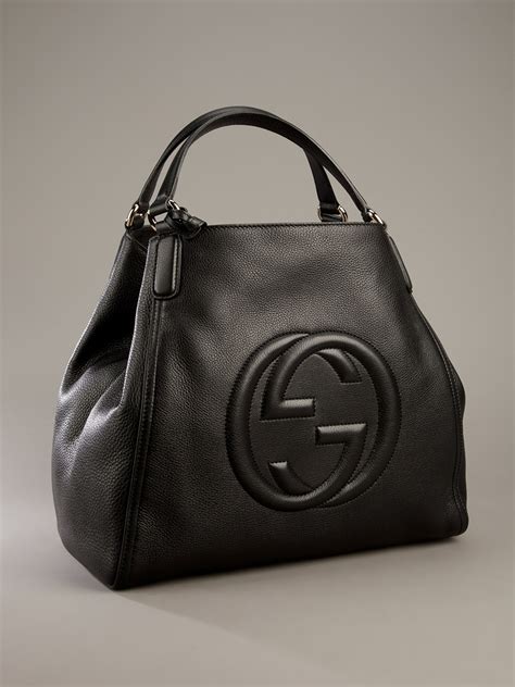 black gucci soho tote|Gucci soho tote medium.